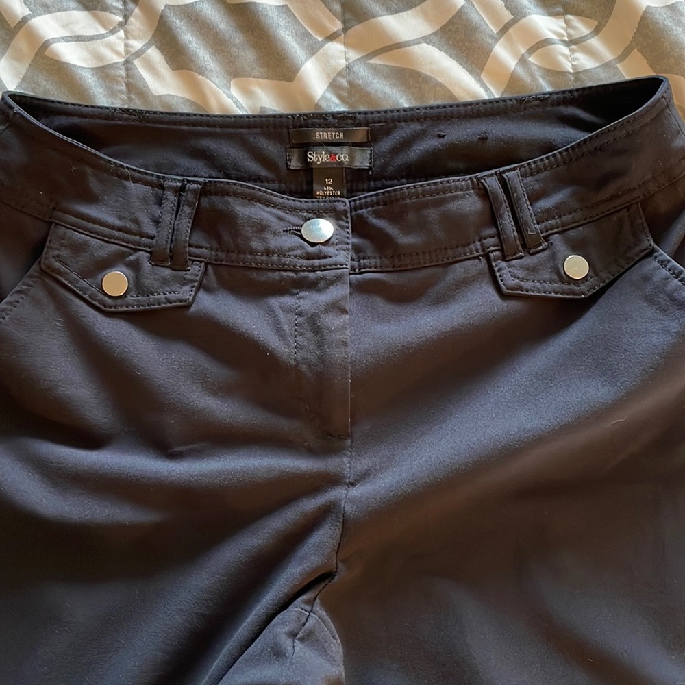 Excellent Condition Style & Co Black Dress Pants